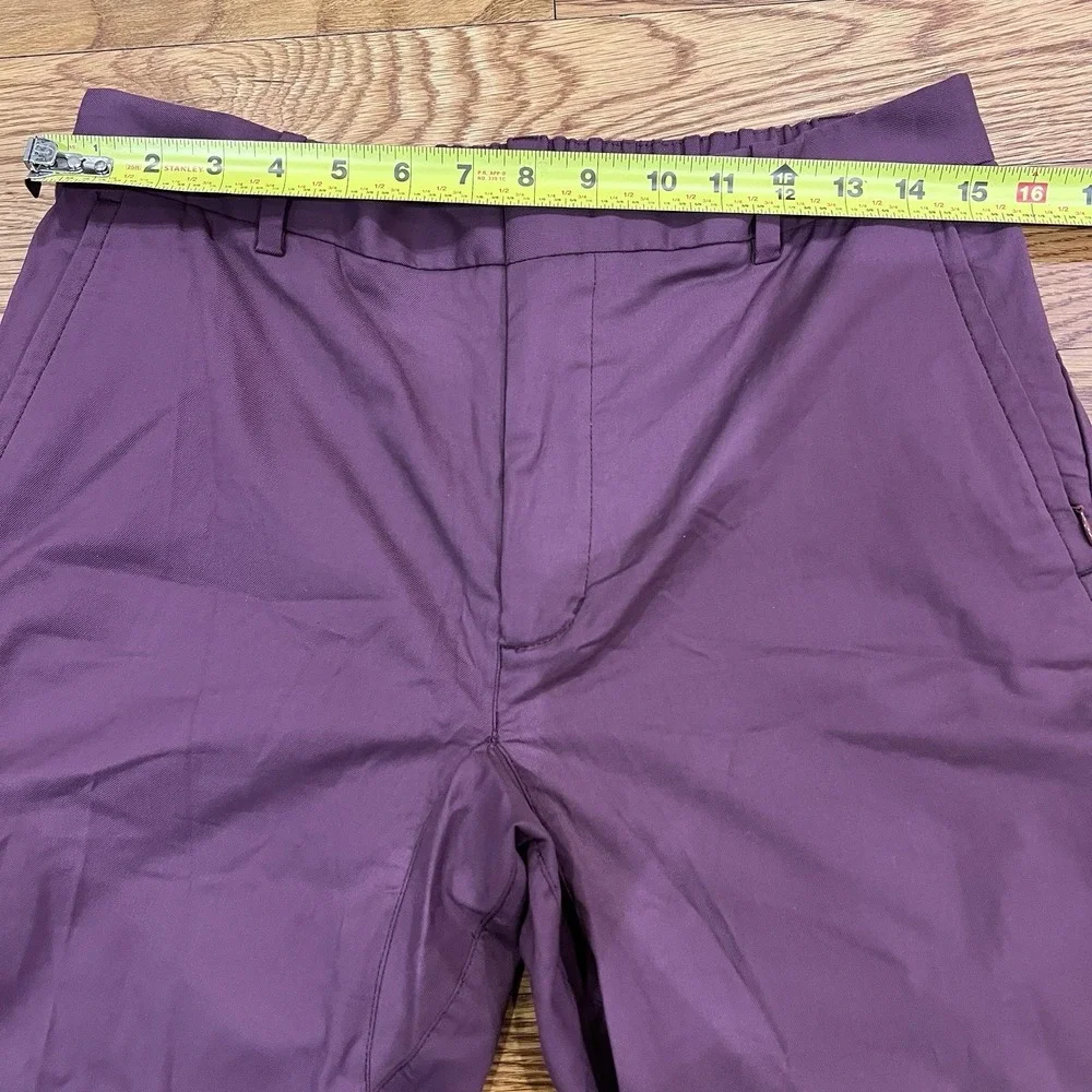 Tommy John The‎ Go Anywhere Collection Jogger Pants Mens 34/35 Burgundy